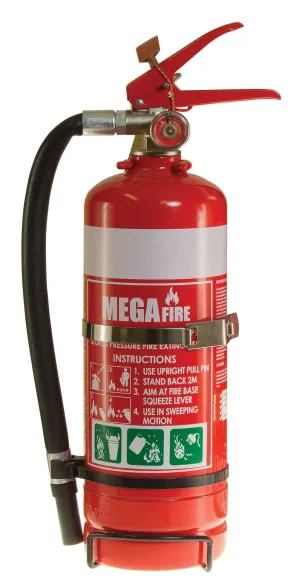 2kg ABE Fire Extinguisher c/w Vehicle Bracket MF20ABE