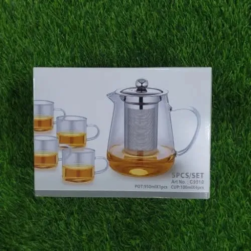 5 Set Of Tea And Coffee Pot