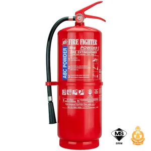 9KG ABC Dry Powder Fire Extinguisher (BOMBA LICENSE INCLUDED)