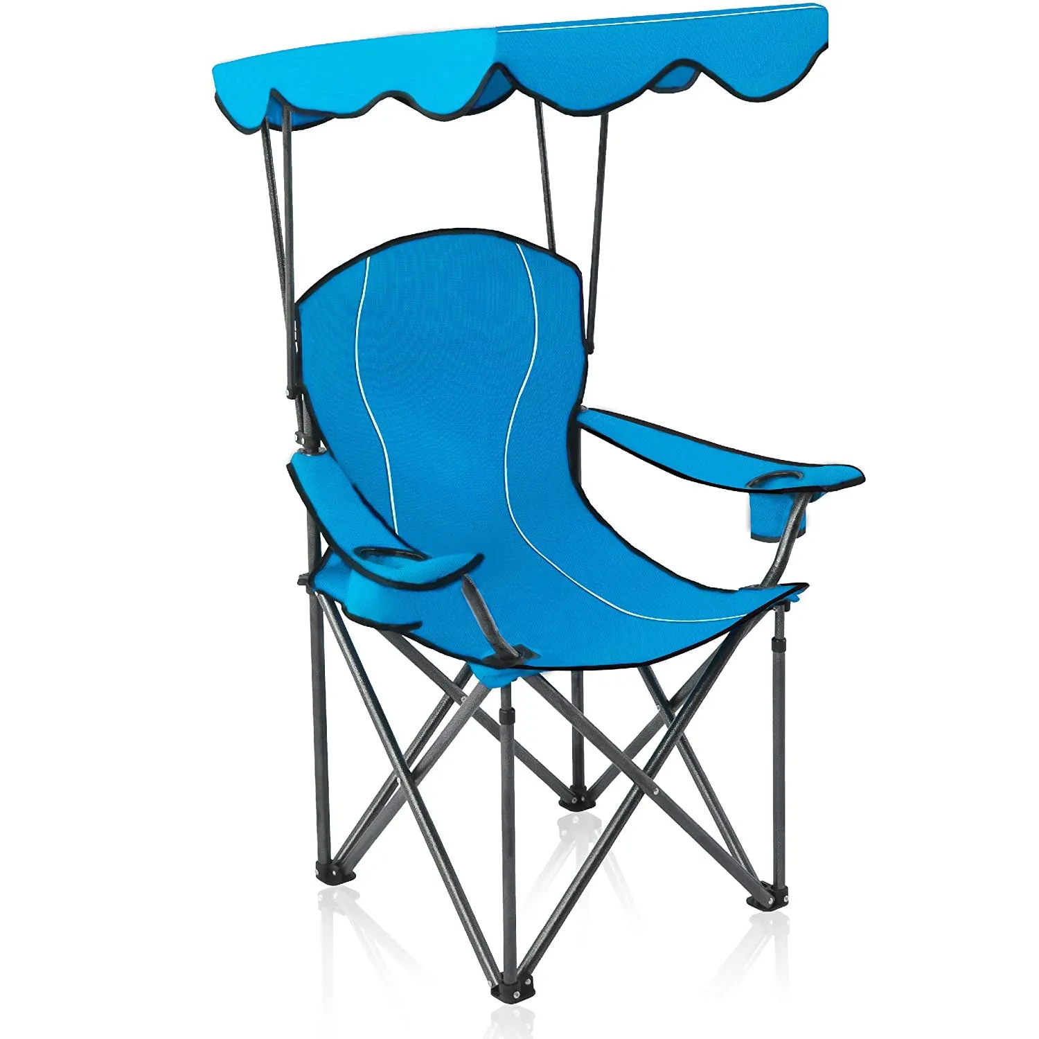 Alpha Camp Folding Shade Canopy Camping Chair