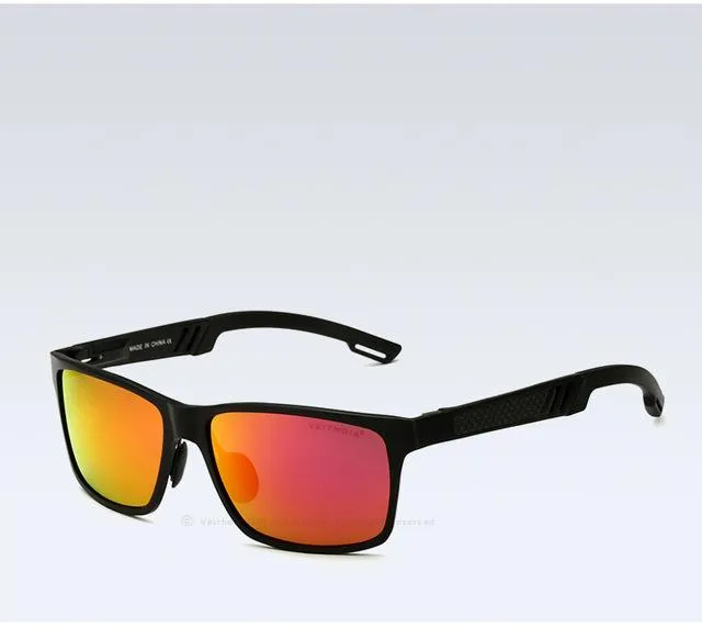 Aluminum Mirror Eyewear Polarized Lens Fashion Sunglasses for Men