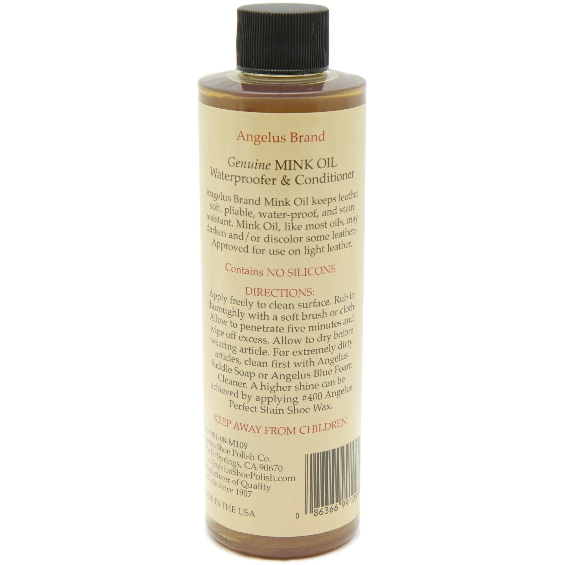 ANGELUS Mink Oil Liquid, 8 Fl. oz