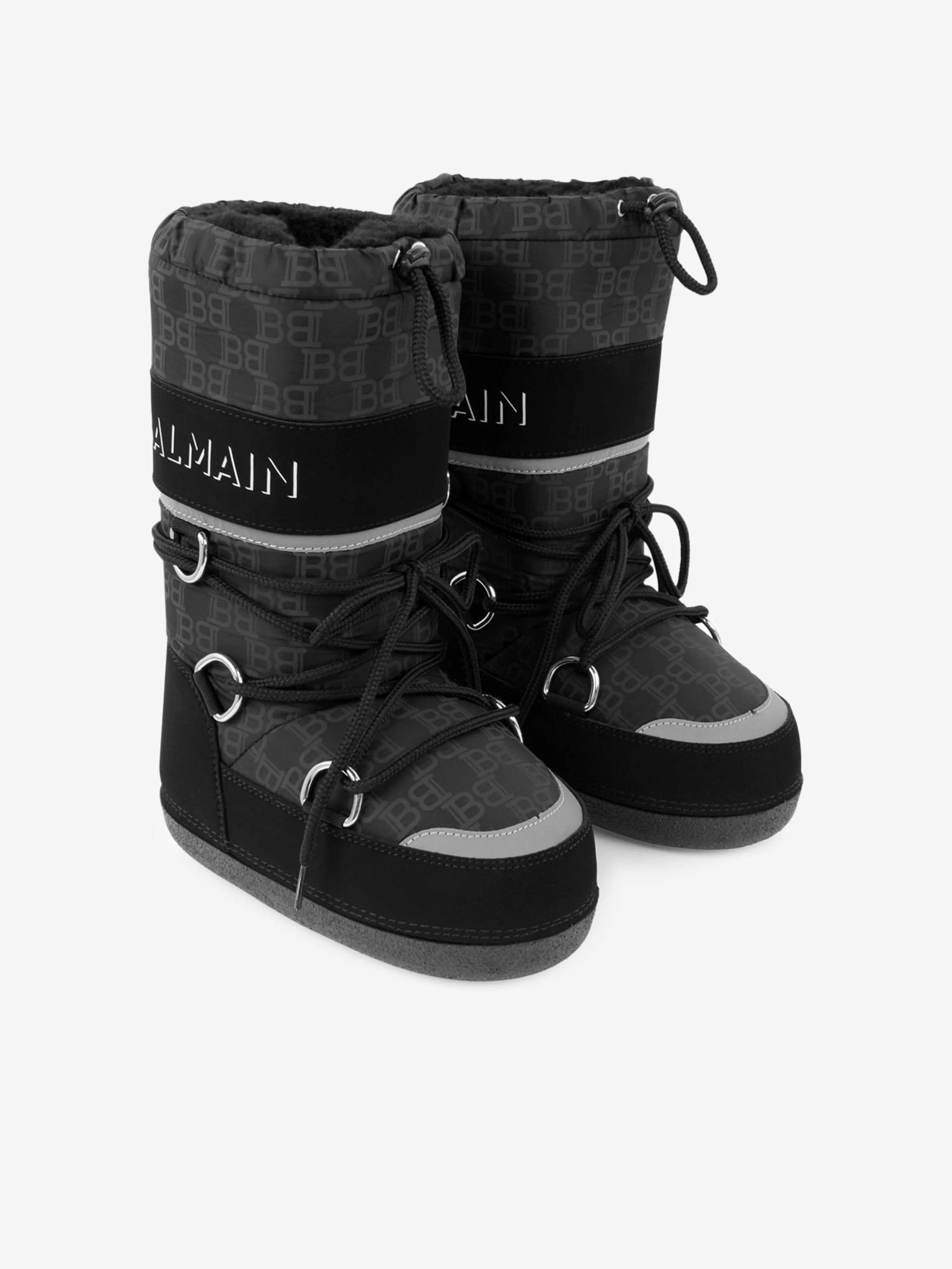 Balmain Kids Logo Moon Boots