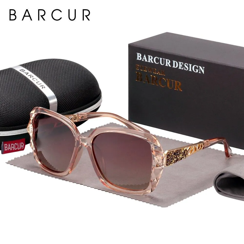 BARCUR Polarized Sunglasses UV400 Lady Fashion Gradient