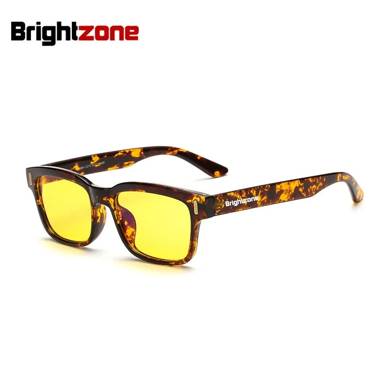 Brightzone Unisex Full Rim Square Tr 90 Gaming Eyeglasses 22h