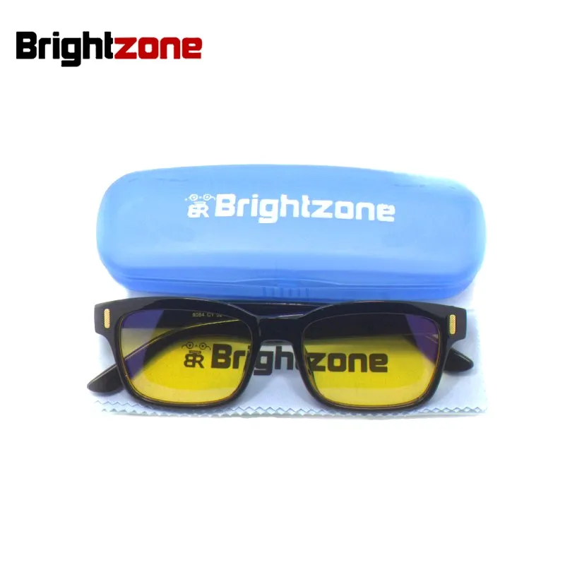 Brightzone Unisex Full Rim Square Tr 90 Gaming Eyeglasses 22h