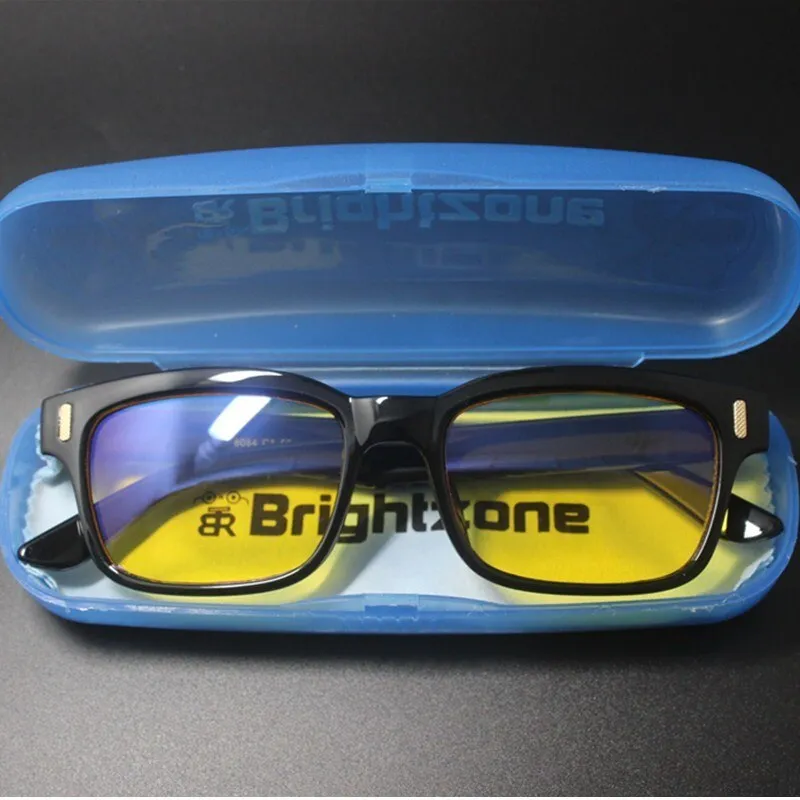 Brightzone Unisex Full Rim Square Tr 90 Gaming Eyeglasses 22h