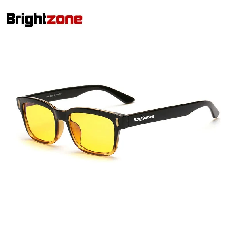 Brightzone Unisex Full Rim Square Tr 90 Gaming Eyeglasses 22h