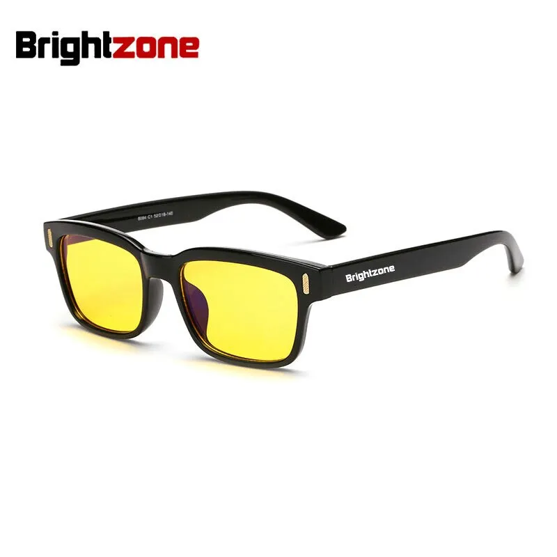 Brightzone Unisex Full Rim Square Tr 90 Gaming Eyeglasses 22h