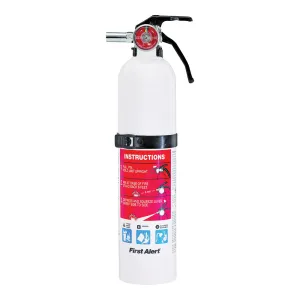 BRK MARINE1 Rechargeable Fire Extinguisher, 2.5 lb Capacity, Monoammonium Phosphate, 1-A:10-B:C Class