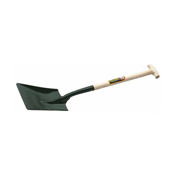 Bulldog Square Mouth Shovel 28" Ash T-Handle 2SM2T