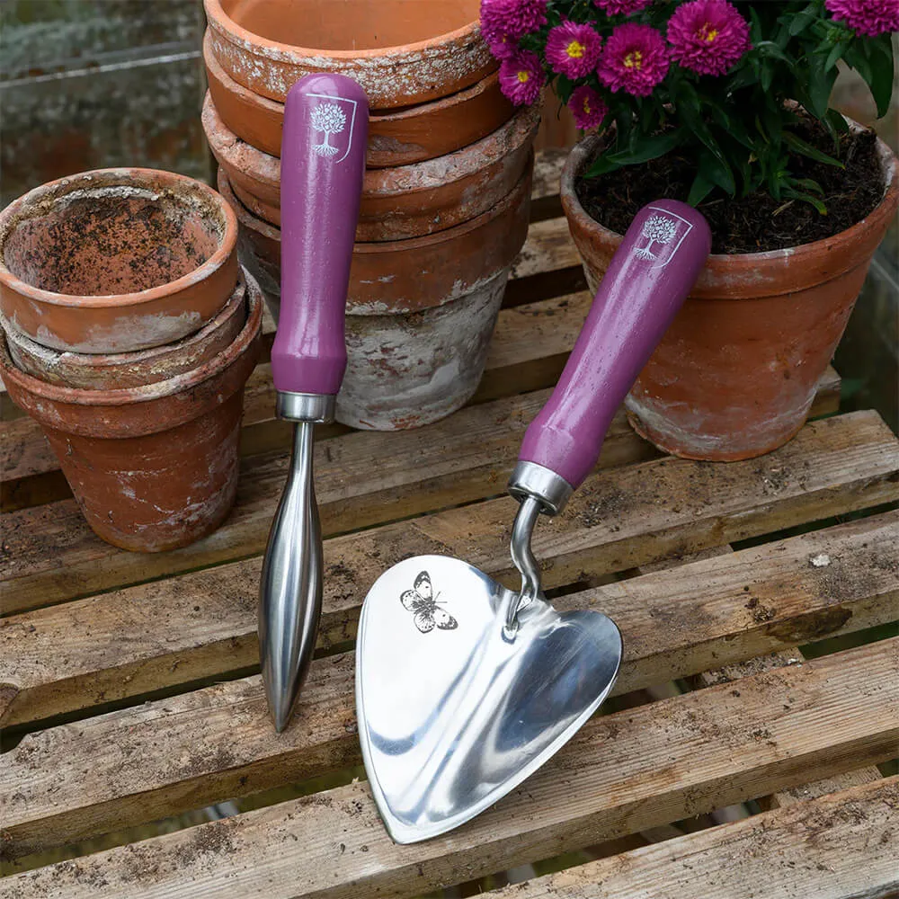 Burgon & Ball 'Asteraceae' Planting Trowel and Dibber Set