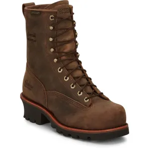 Chippewa Boots Mens Paladin 8" Waterproof Insulated | Style 73103 Color Bay Apache (Brown)