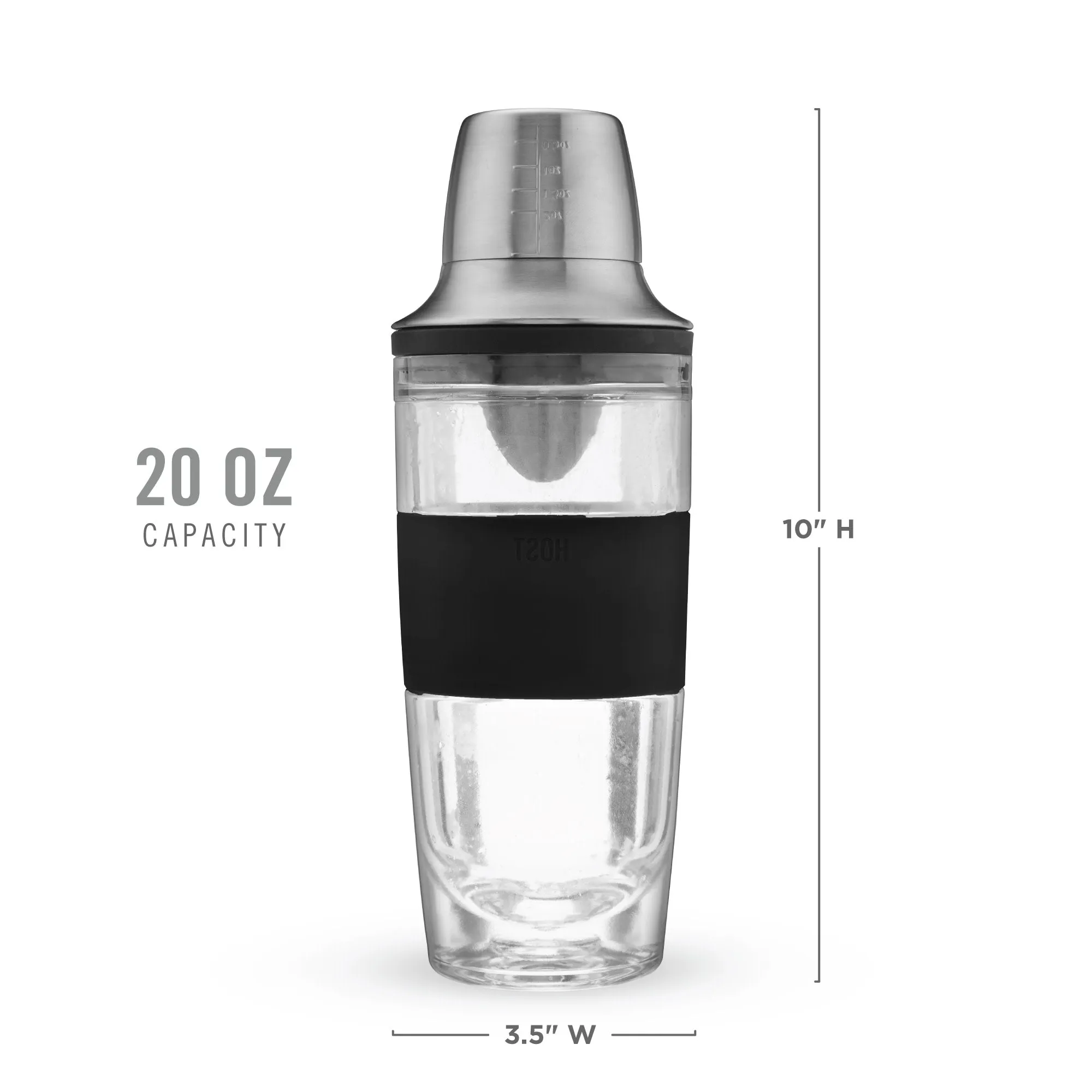 Cocktail Shaker FREEZE™ in Black