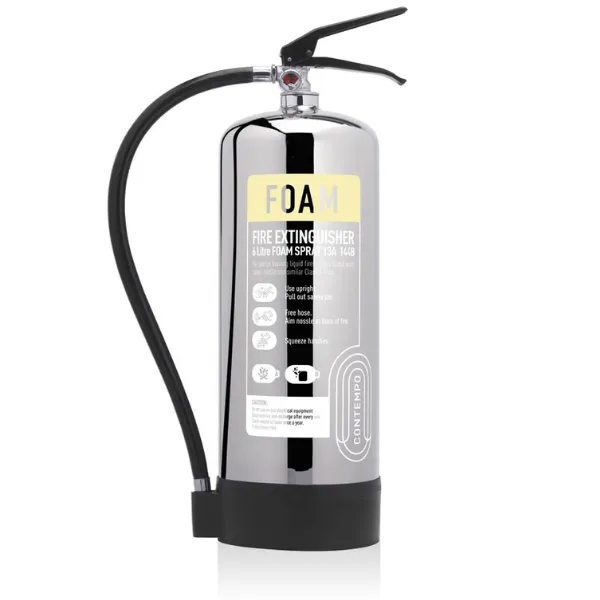 Contempo 6ltr AFFF Foam Stainless Steel Fire Extinguisher