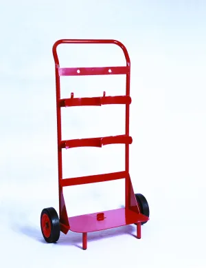 Double Fire Extinguisher Trolley