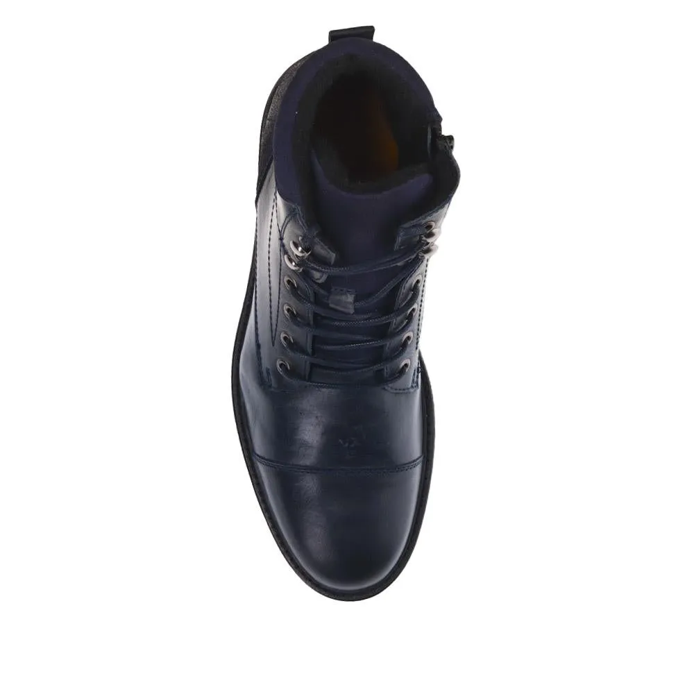 Dusseldorf Leather Lace-Up Boots - DUSSELDORF / 323 686