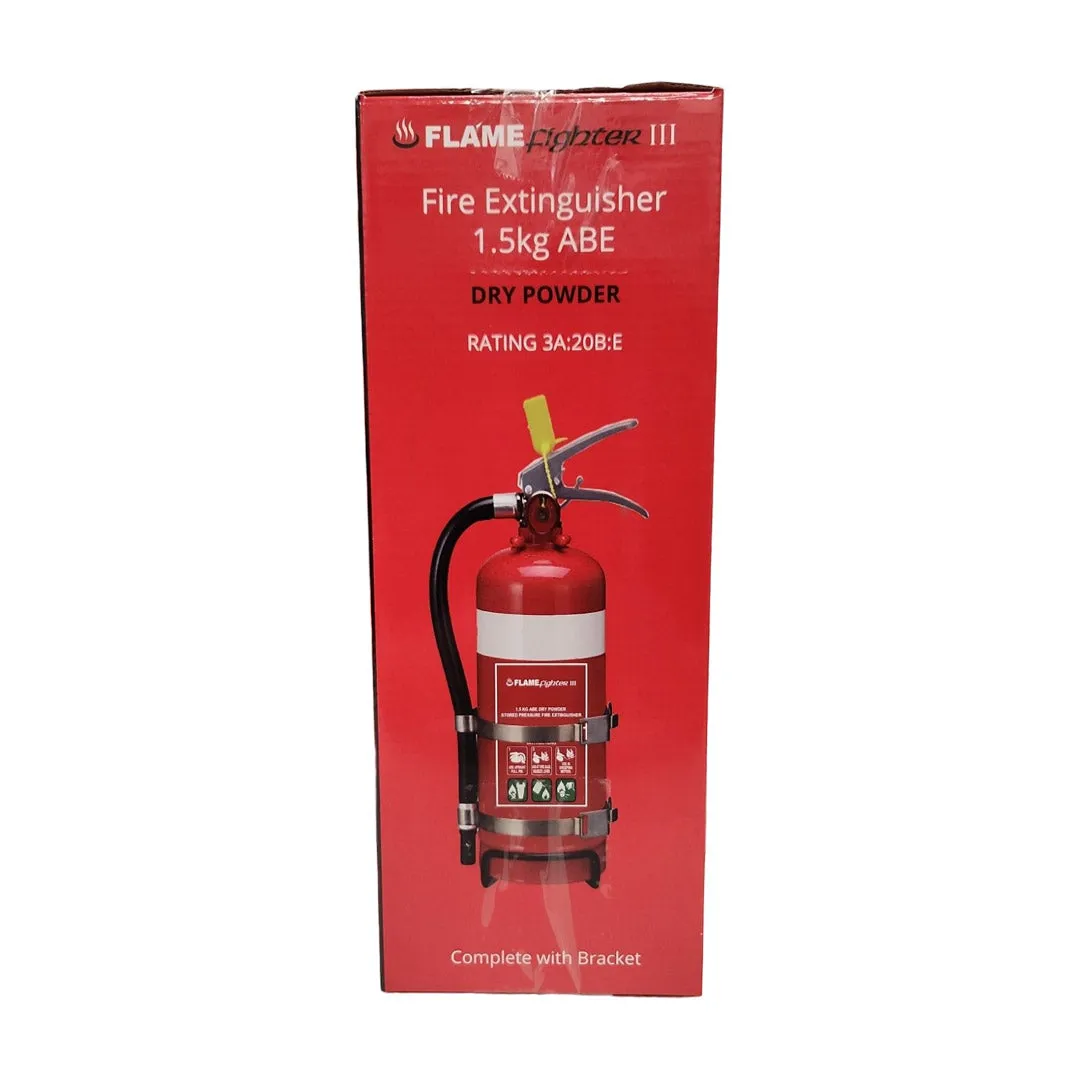 Flamefighter III 1.5kg ABE Dry Powder Fire Extinguishers