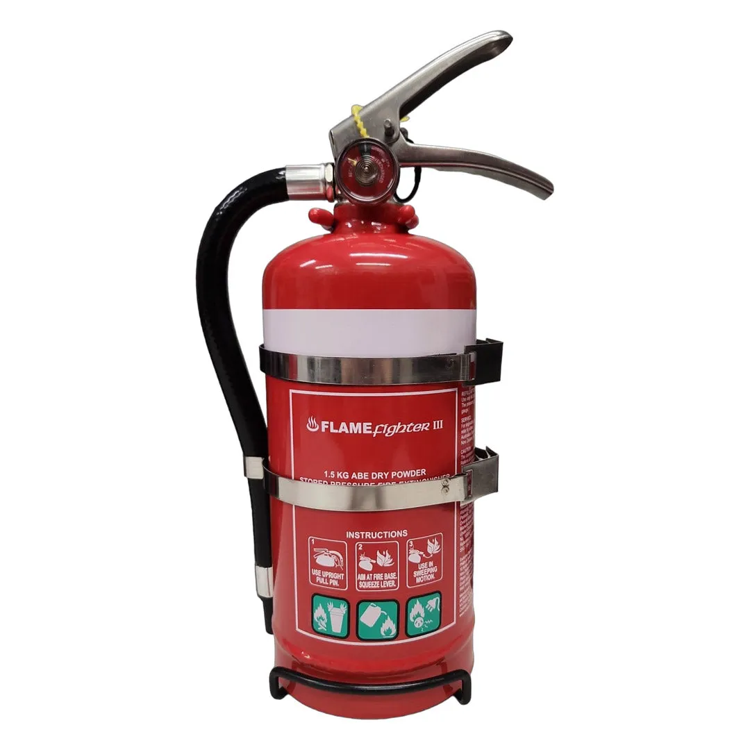 Flamefighter III 1.5kg ABE Dry Powder Fire Extinguishers