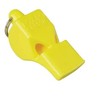 FOX 40 Yellow Classic Pealess Safety Whistle with Lanyard