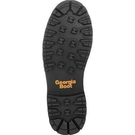 Georgia Men's Amp LT Logger 9" Comp Toe WP Work Boot - Black - GB00272