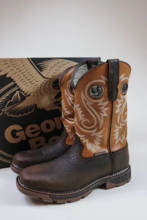 Georgia Men's Carbo Tec Soft Toe Brown Western Work Boot