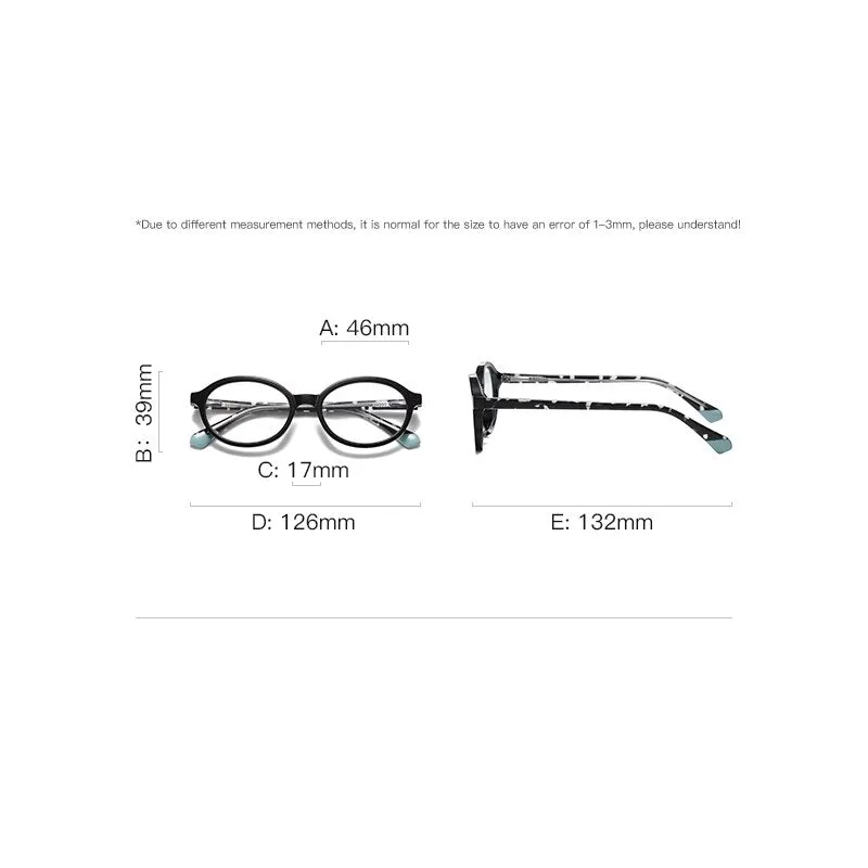 Gmei Unisex Children's Full Rim Round Small Square Tr 90 Titanium Eyeglasses 20205