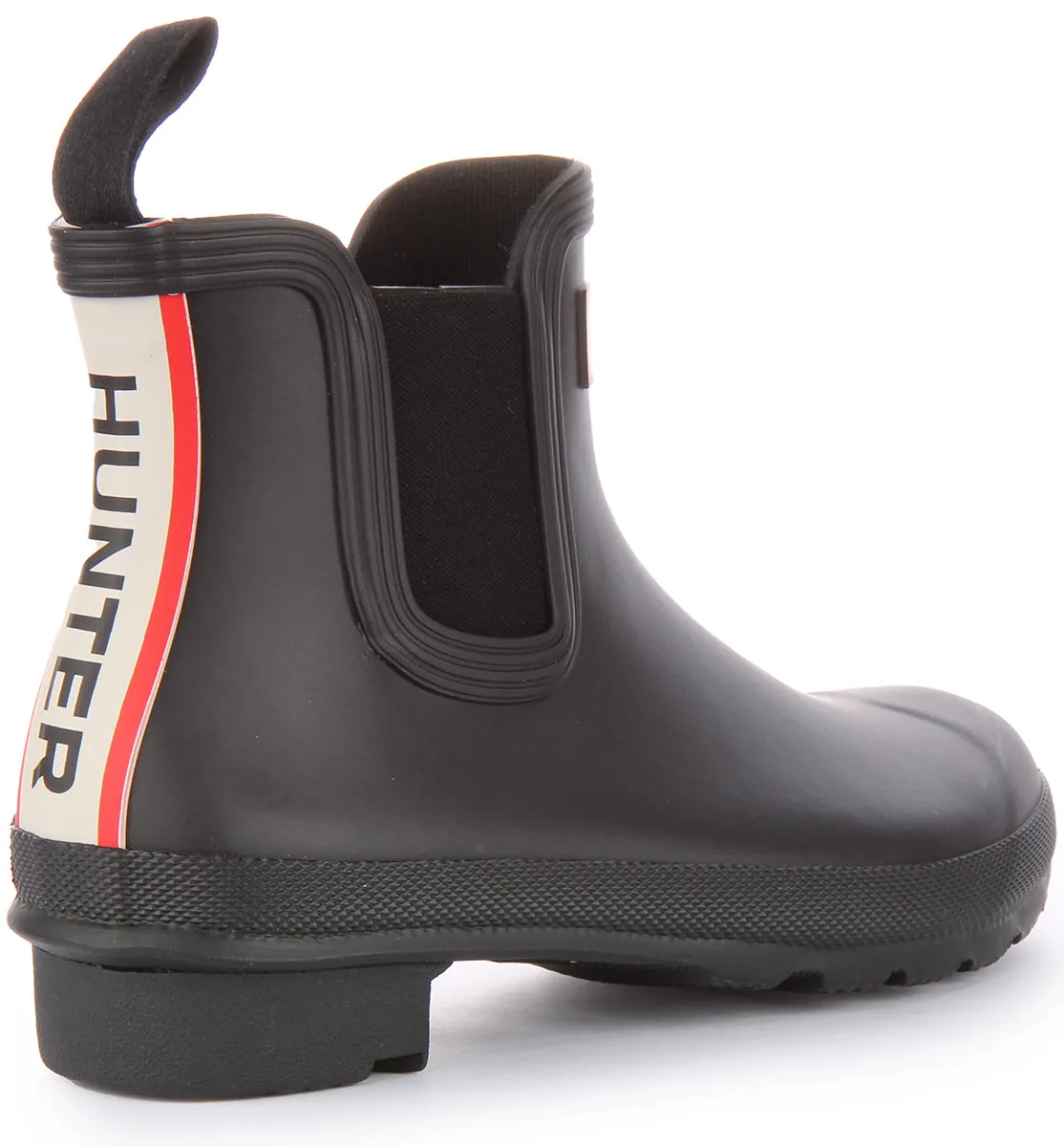 Hunter W Chelsea Tri Colour In Black For Women