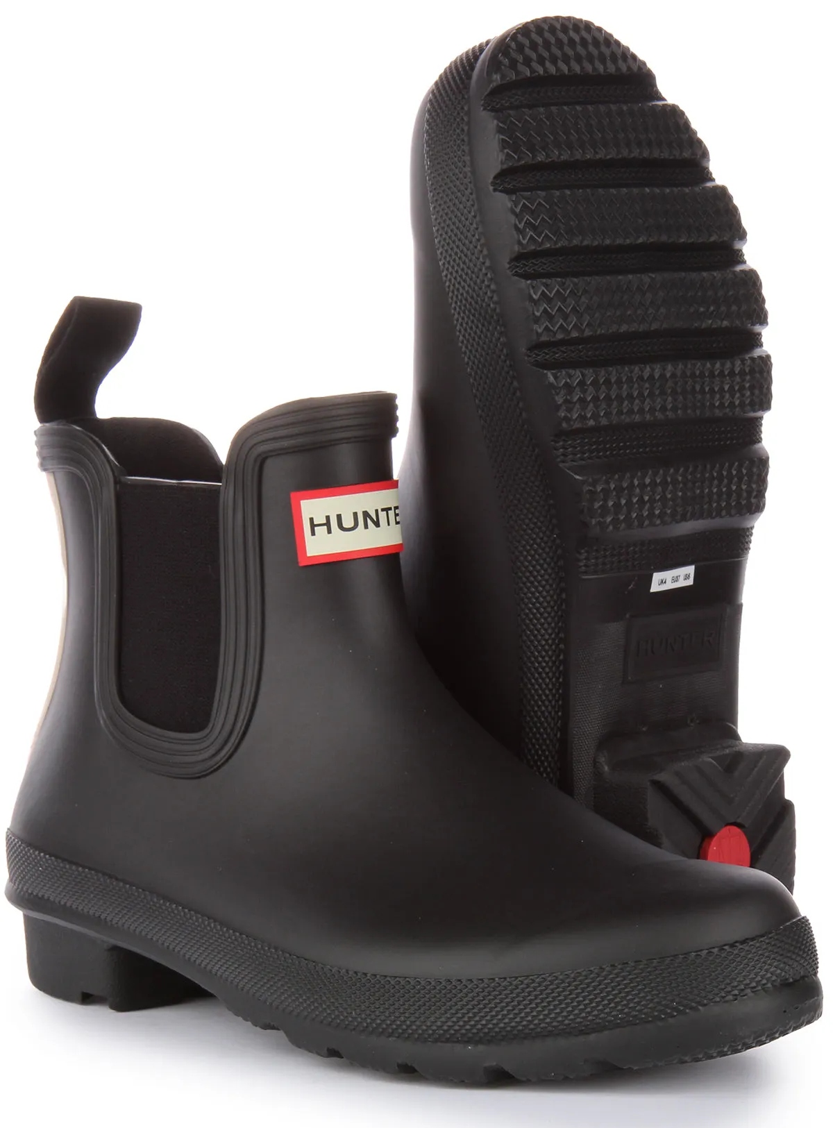 Hunter W Chelsea Tri Colour In Black For Women