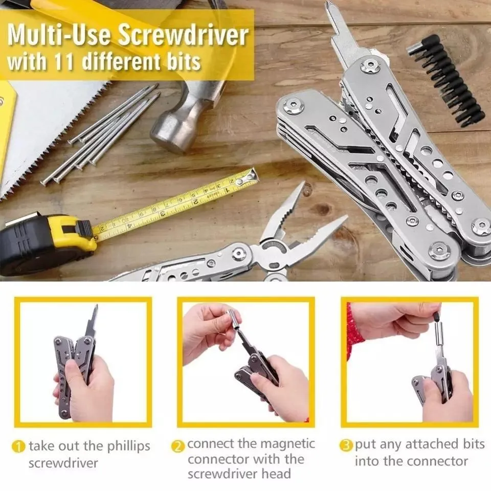 JEEP Multi-Tool Foldable Pliers 24 in 1