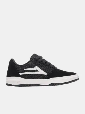 Lakai Brighton Kids - Black White Suede