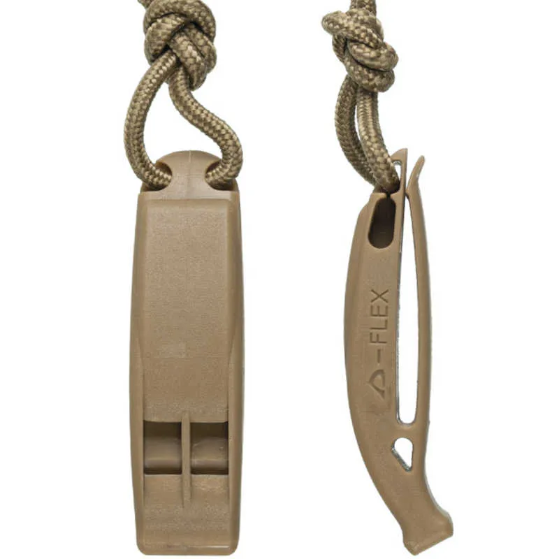 Mil-Tec | Survival Whistle | Coyote | Twin Pack