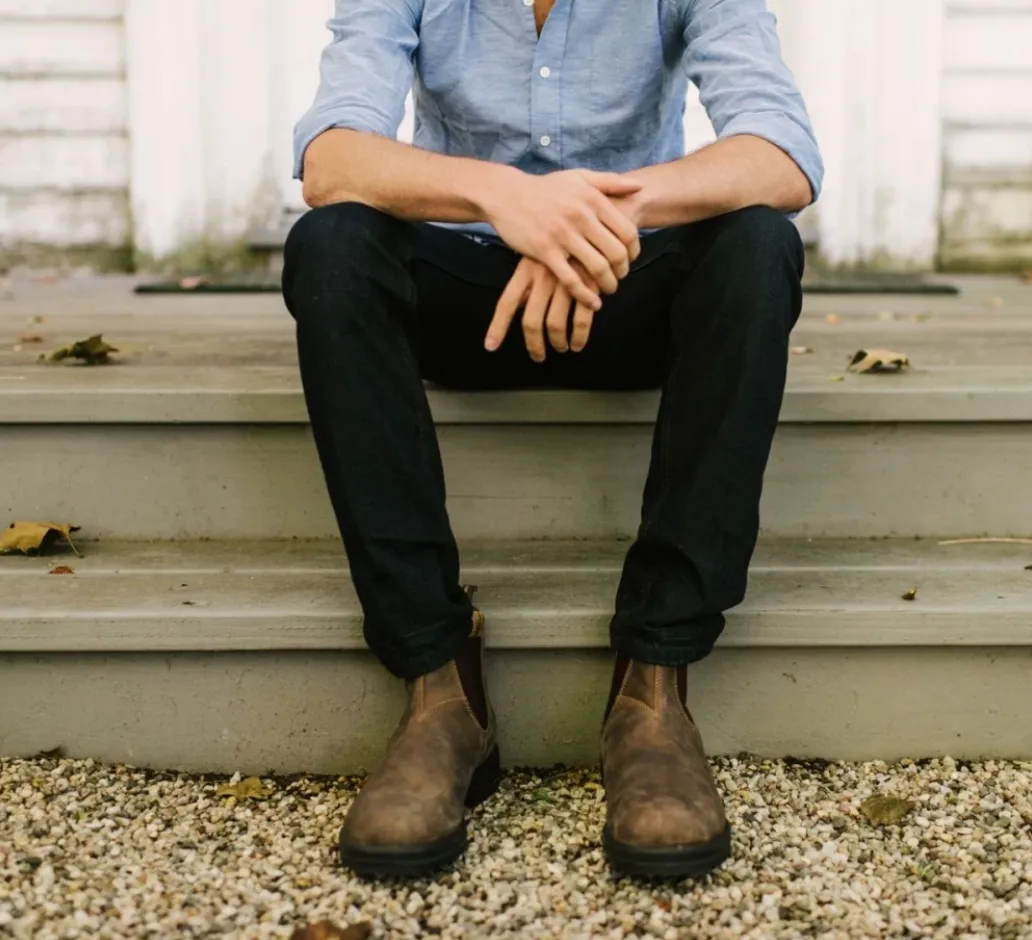 M's #585 Chelsea Boot- Rustic Brown