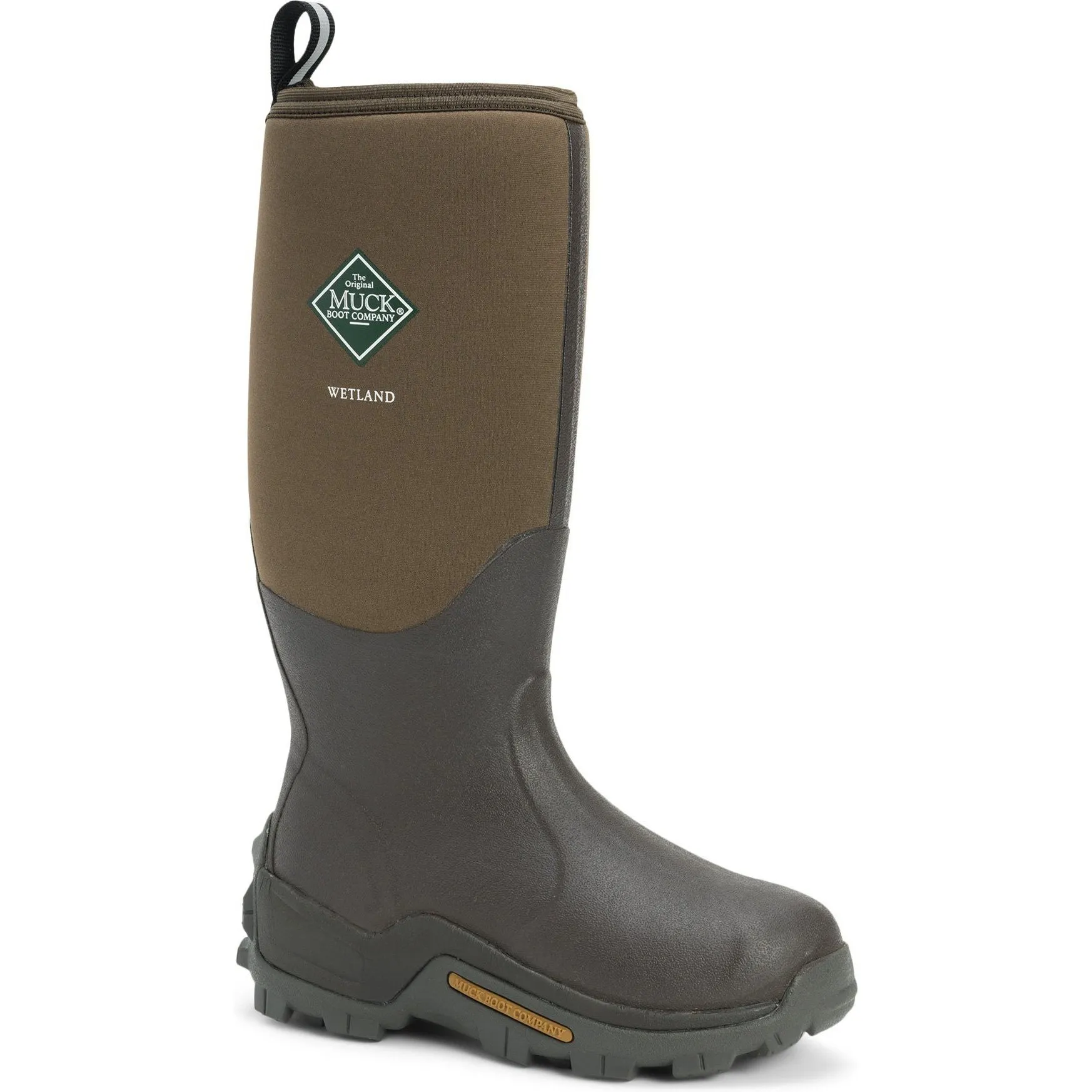 Muck Men's Wetland WP Wellington Rubber Work Boot - Tan/Bark - WET-998K