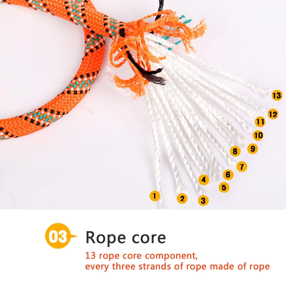 Outdoor Climbing Rope Safe Utility Rope,Rock Escape Rope