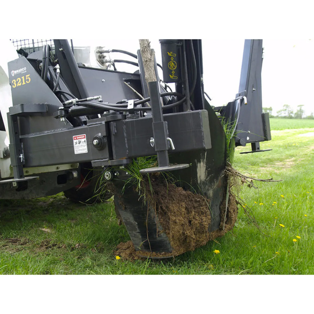 PALADIN / BRADCO tree spade for skid steer