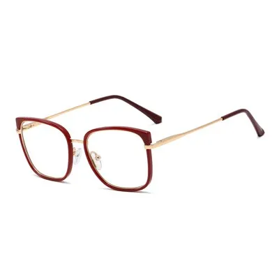 Ralferty Women's Eyeglasses Leopard Anti Blue Light TR90 F95618