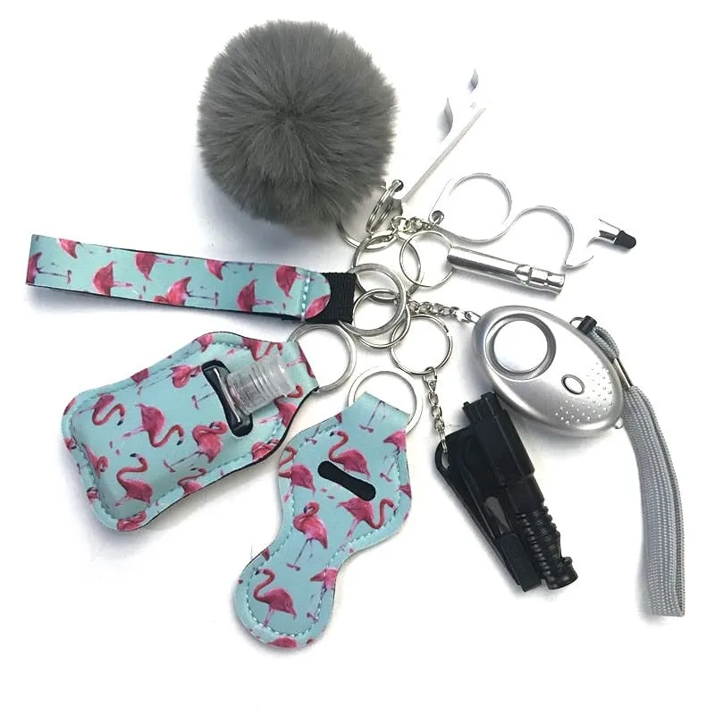 Safety Tools 10-Piece Self Defense Keychain Set