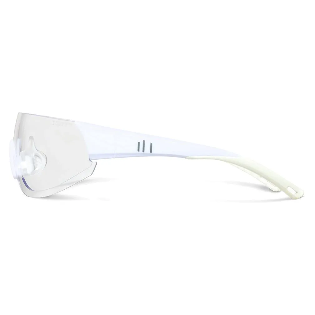 Shield Pickleball Eyewear White and Perfectly Clear