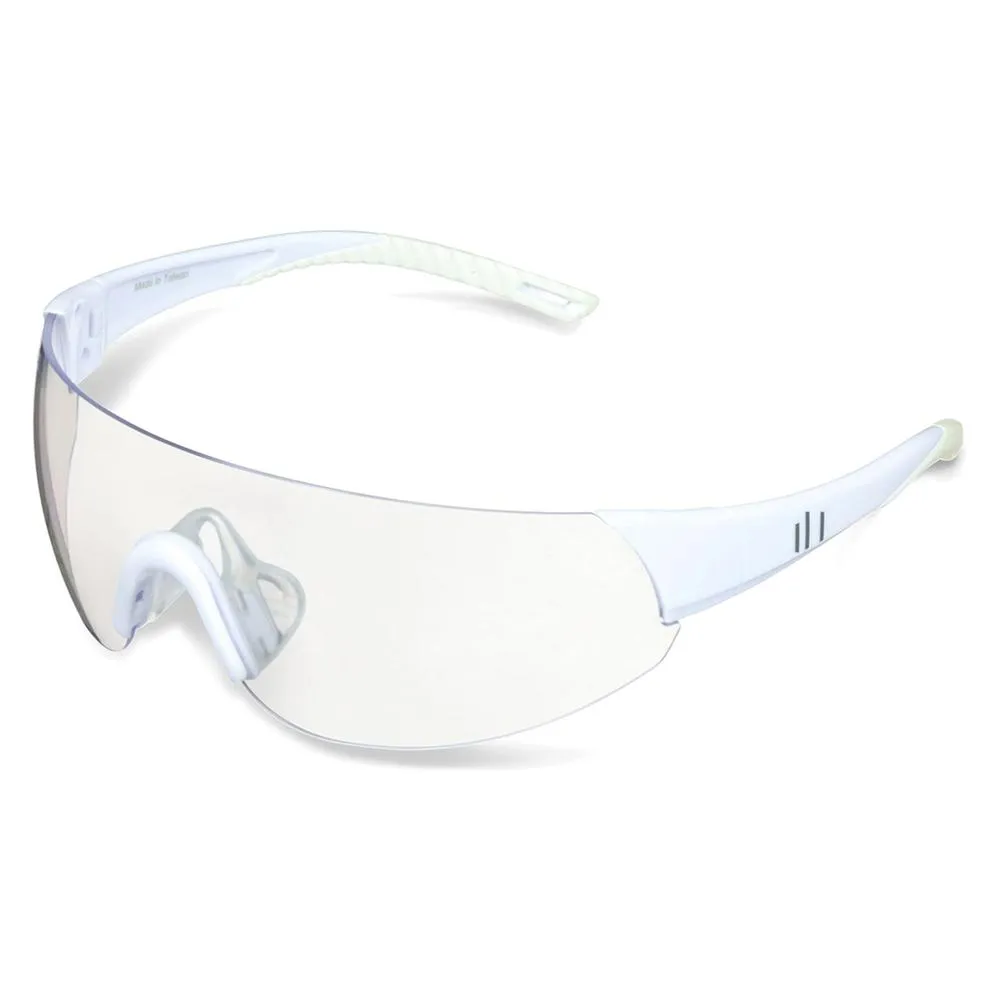 Shield Pickleball Eyewear White and Perfectly Clear