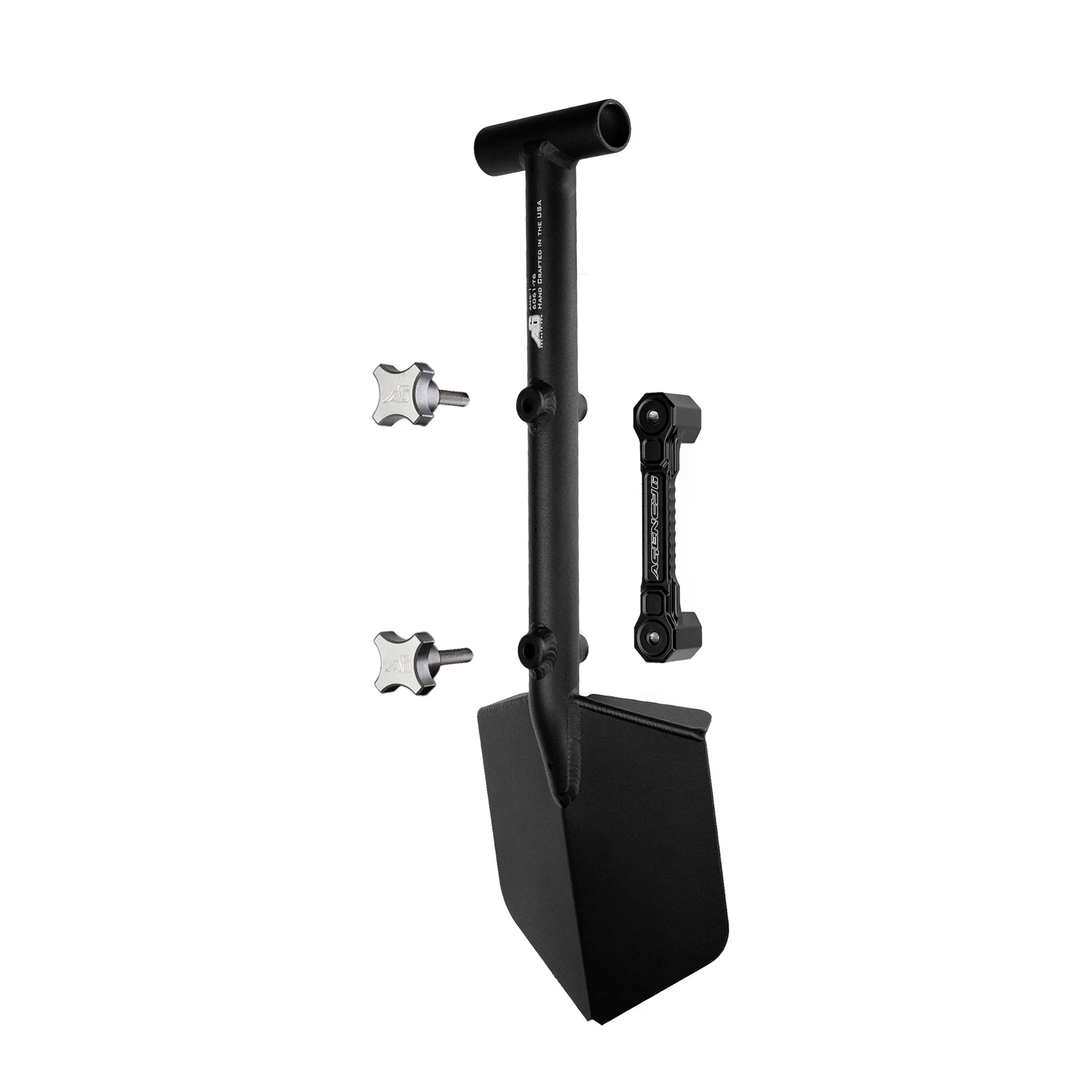 Shovel / Mount Combo - Black Mini Shovel / Black SSM with Knobs