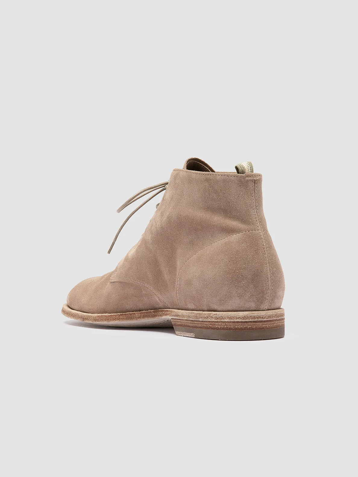 SOUND 003 - Taupe Suede Lace-up Boots