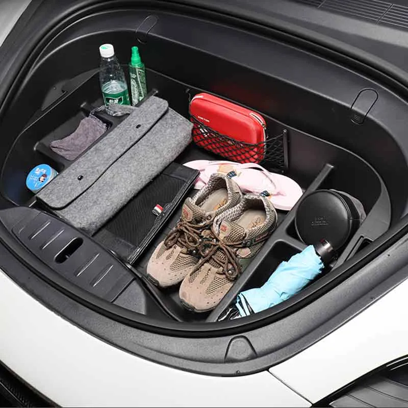 TAPTES® Front Trunk Storage Box for 2018 2019 2020 Tesla Model 3, Front Trunk Organizer