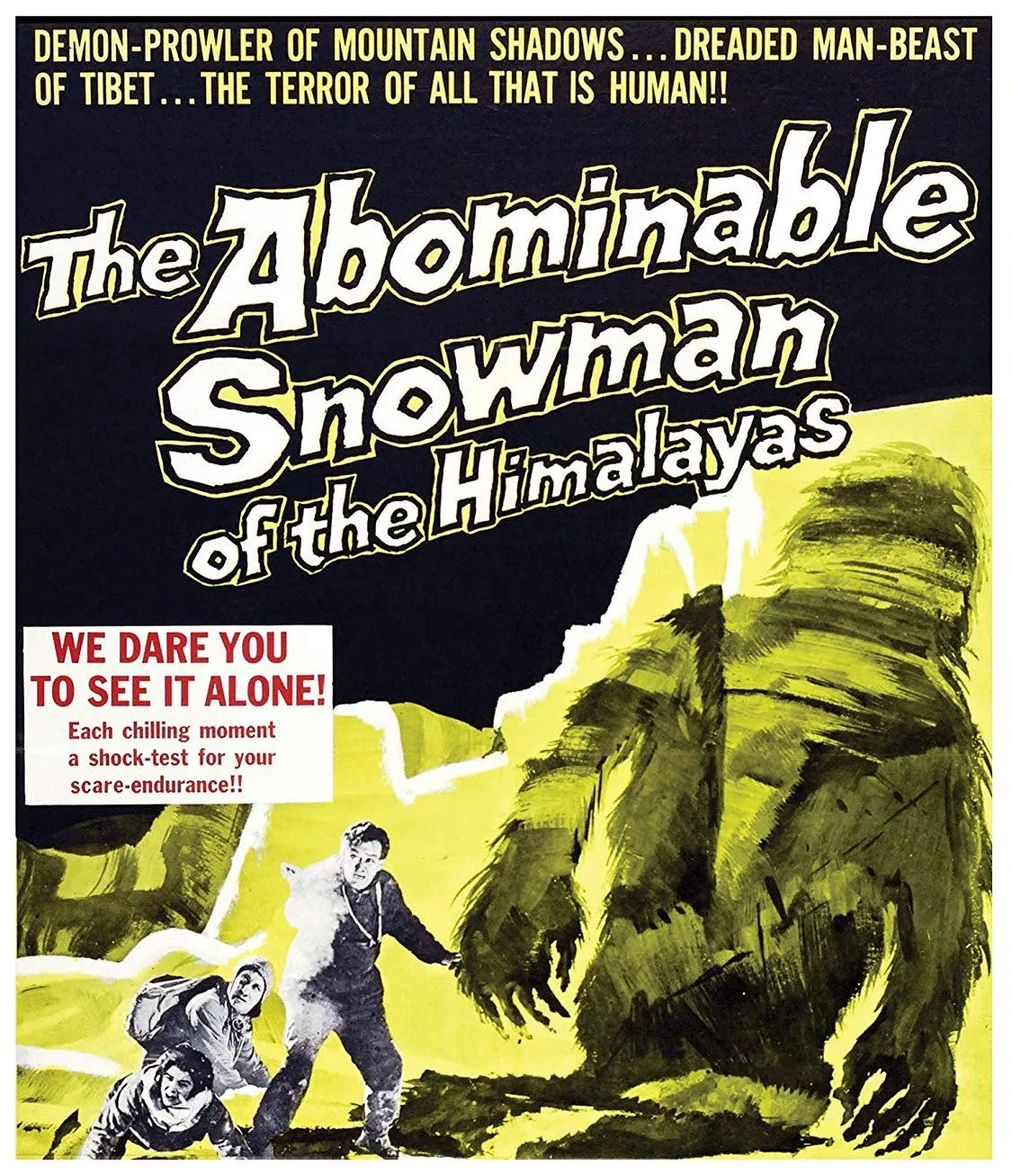 THE ABOMINABLE SNOWMAN OF THE HIMALAYAS BLU-RAY