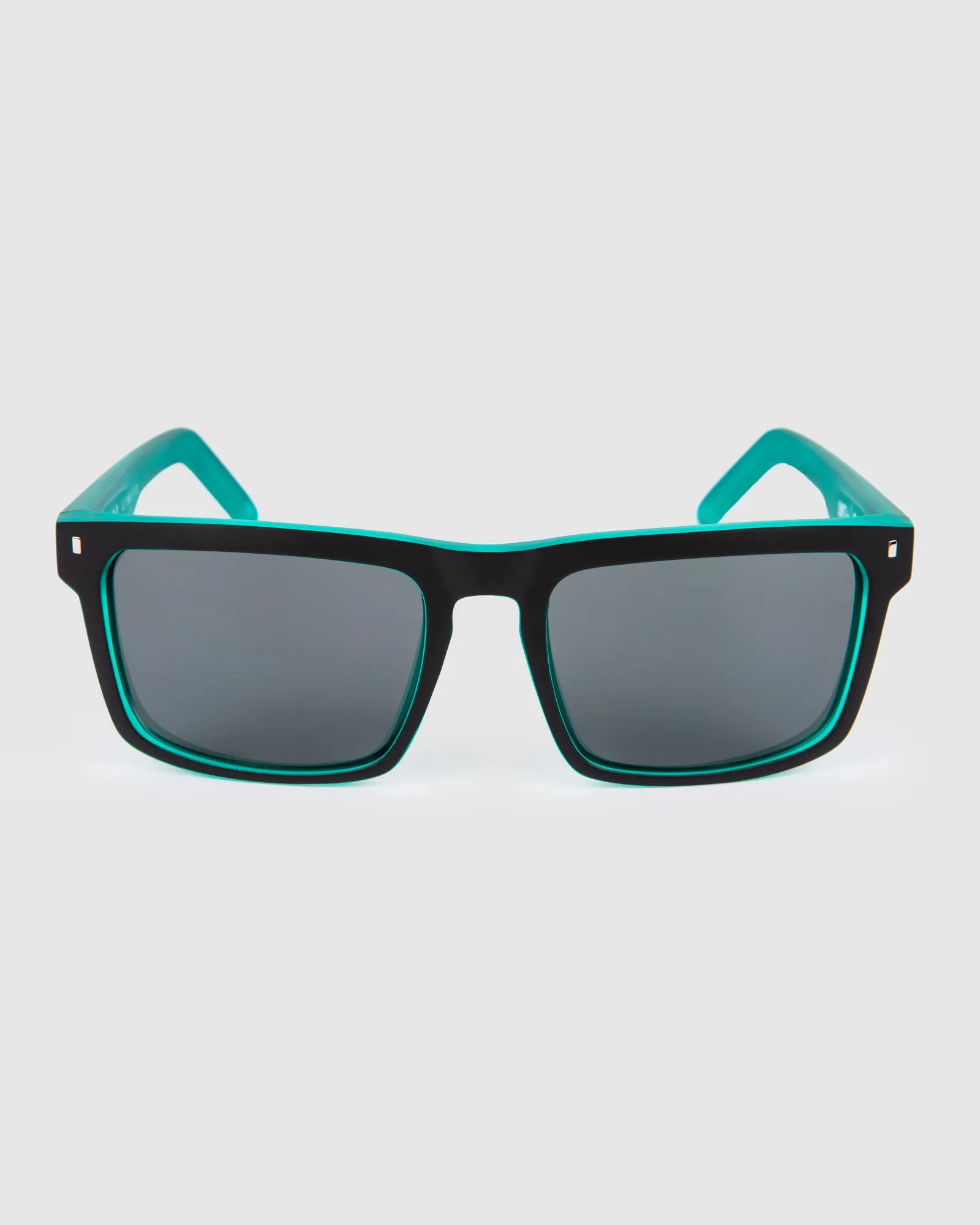 UNIT Sunglasses Primer - Matte Black Teal Polarised