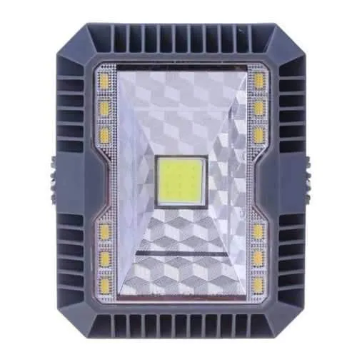 Waterproof Solar Flood Light Spotlight 3 Modes USB Rechargeable COB Work Camping Emergency Light