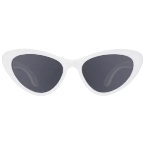 Wicked White Cat-Eye Kids Sunglasses