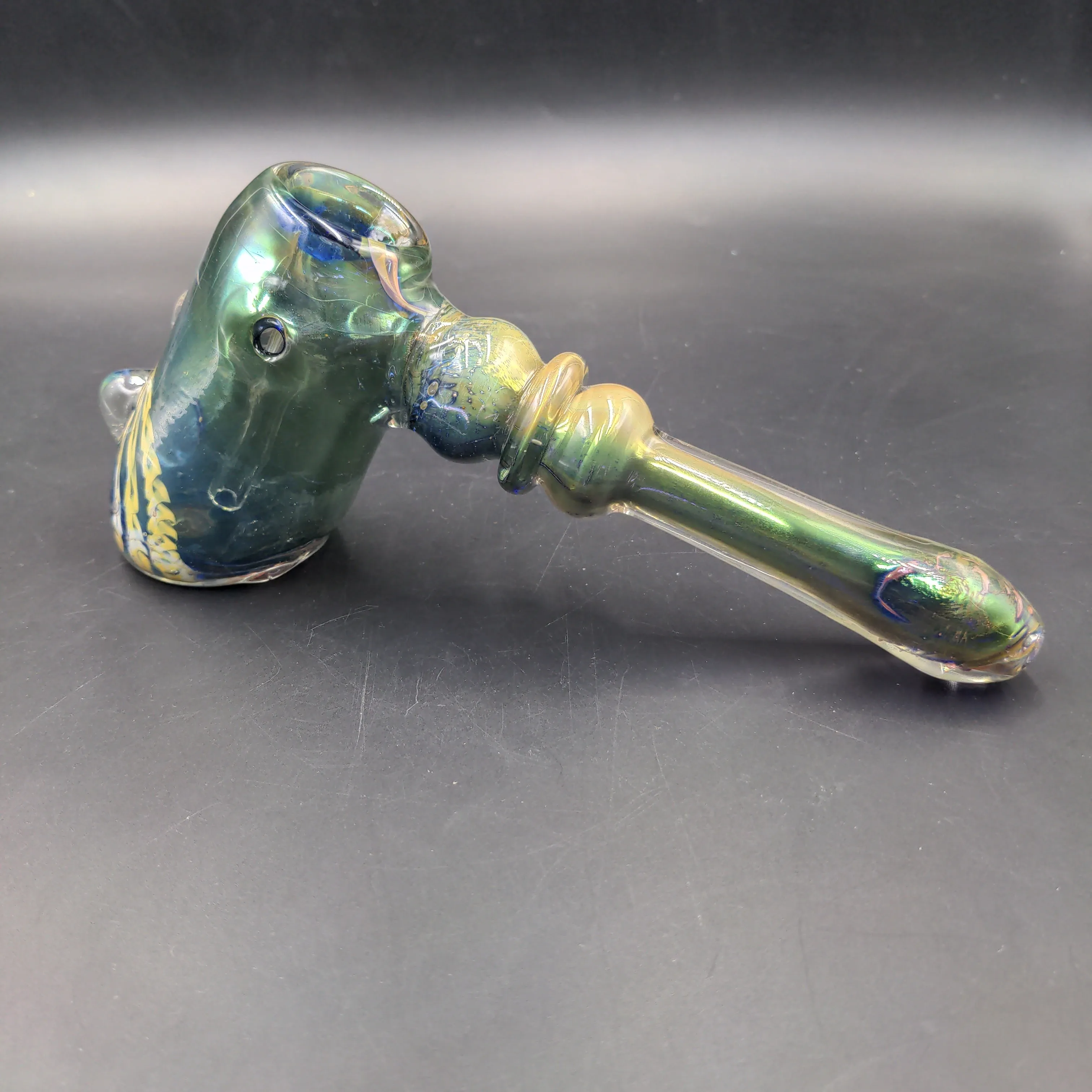 Worked & Fumed Hammer Bubbler | 8